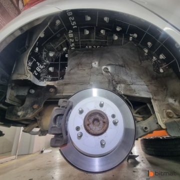 Снижающий вибрацию БУТИЛ БИТУМИЕВЫЙ МАТЕРИАЛ АЛУБУТИЛ 2,5