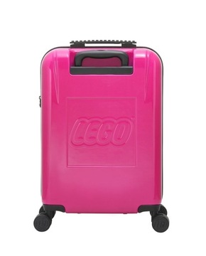 LEGO ColourBox Walizka z głową minifigurki 40 l różowa