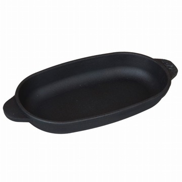 Żeliwna patelnia do serwowania owal 180 x 100 x 25