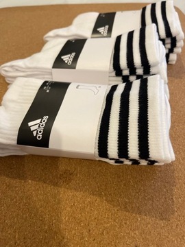 Skarpetki adidas MID CUT CREW SOCKS biały rozmiar 38-42