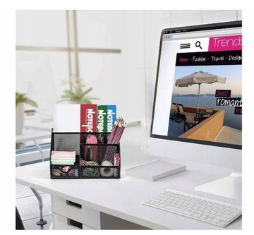 НАСТОЛЬНЫЙ ОРГАНАЙЗЕР МНОГОФУНКЦИОНАЛЬНЫЙ ЯЩИК ДЛЯ ИНСТРУМЕНТОВ С 6 ОТДЕЛЕНИЯМИ ЯЩИК