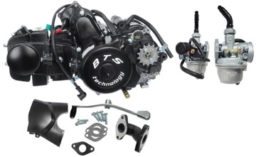 SILNIK 125 cc PÓŁAUTOMAT ATV QUAD 1+1 WSTECZNY BTS + gaźnik
