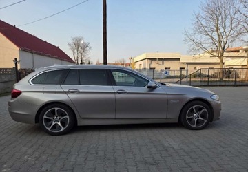 BMW Seria 5 F10-F11 Touring Facelifting 530d 258KM 2014 BMW Seria 5 Lift X-Drive Xenon Skora Kamera HedapUp PodFotele Harman Kardo, zdjęcie 5