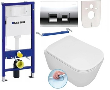 7w1 STELAŻ podtynkowy GEBERIT + MISKA WC DESKA W/O