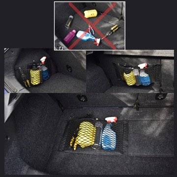 СЕТКА-ОРГАНИЗАТОР НА ВЕЛКРО ДЛЯ БАГАЖНИКА АВТОМОБИЛЯ L