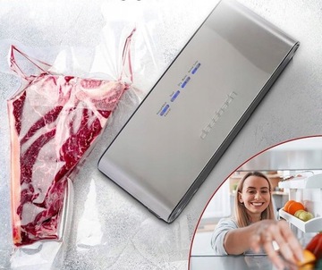 ZGRZEWARKA PRÓŻNIOWA DO ŻYWNOŚCI PAKOWARKA DO FOLII LISTWOWA + WORKI