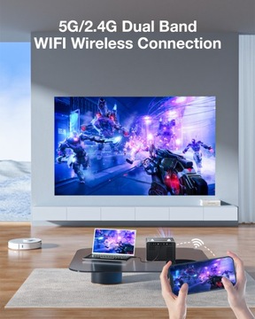 BlitzWolf BW-V7 WiFi 1080P HDMI Netflix ПРОЕКТОР