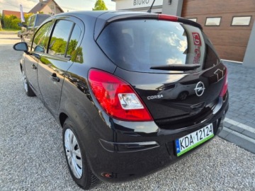 Opel Corsa D Hatchback 1.2 Twinport ECOTEC 85KM 2010 Opel Corsa Sliczna czarna 1.2 benzyna Bezwypadkowa Zarejestrowana Gwaranc, zdjęcie 5