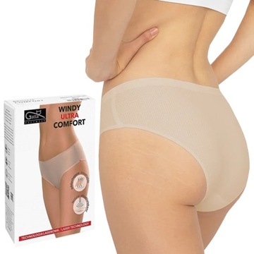 GATTA Figi WINDY COMFORT, bezszwowe, BEŻOWE, XL