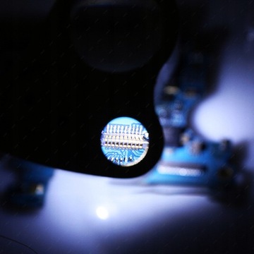 ЮВЕЛИРНАЯ ЛУПА КАРМАННАЯ ДЛЯ ЧТЕНИЯ LED UV 60x 30x