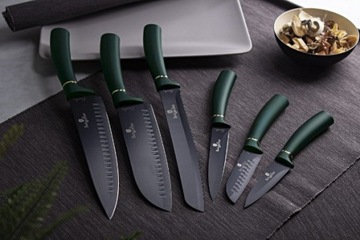 НАБОР НОЖЕЙ 6 ЭЛЕМЕНТОВ BERLINGER HAUS EMERALD BH-2511