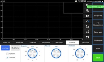 ТЕСТЕР CCTV Touch IPS 5,4 дюйма OTDR test 1310/1550
