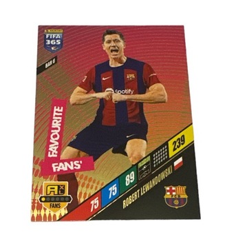 Fifa 365 2024 Adrenalyn FC Barcelona BAR 6 Lewandowski