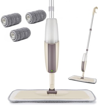 MOP PŁASKI ZE SPRYSKIWACZEM SPRAYMOP 3x MIKROFIBRA