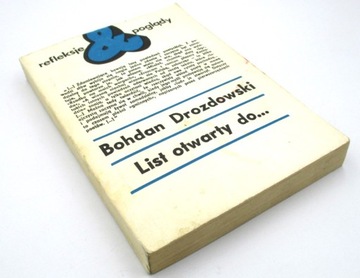 List otwarty do... B.Drozdowski