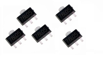 STABILIZATOR NAPIĘCIA 78L05 SOT89 UKŁAD SCALONY x 10