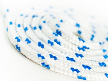 Полипропиленовая веревка 16 мм Плетеная парусная веревка универсальная БЕЛАЯ 20 м