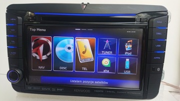 Kenwood DNX525DAB garmin 2023 usb vw seat skoda