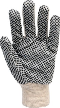 ПЕРЧАТКИ ДЛЯ САДОВЫХ ХЛОПКОВ С ПЯТНИСТЫМИ ПЕРЧАТКАМИ 5 ПАР