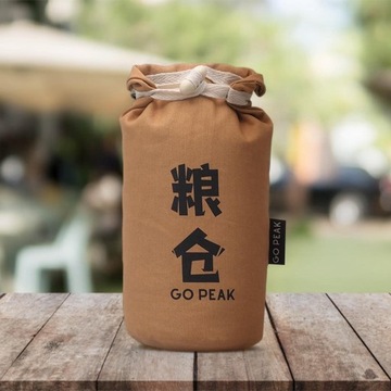 Многоразовая сумка для круп на шнурке Холщовая сумка Контейнер для пищевых продуктов Коричневый