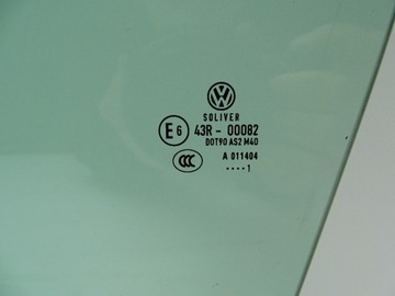 SKLO (OKNO) DVEŘE LEVÝ PŘEDNÍ VW PASSAT B7 11R