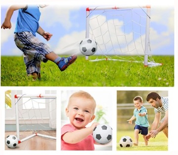 ФУТБОЛЬНЫЕ ВОРОТА ДЕТСКИЕ 86Х46Х46СМ + МЯЧ + НАСОС