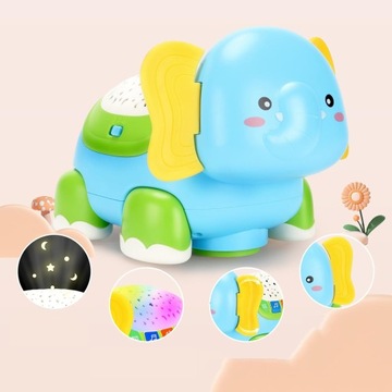 ИГРУШКА ДЛЯ ПОЛЗАНИЯ С МУЗЫКОЙ, СВЕТОПРОЕКТОРОМ И ПУЛЬТОМ УПРАВЛЕНИЯ, ДЛЯ ДЕТЕЙ