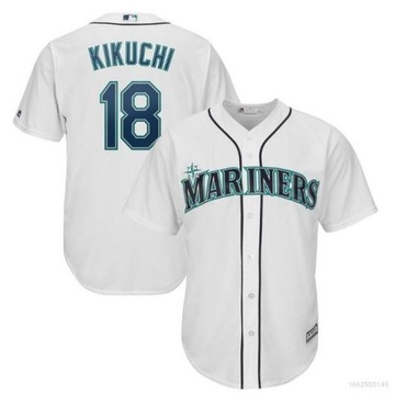 Koszulka baseballowa Seattle Mariners nr 18 Klasyczny kardigan, 3XL