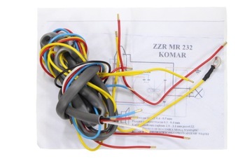 INSTALACJA ELEKTRYCZNA ROMET KOMAR ZZR 232 SZTYWNI