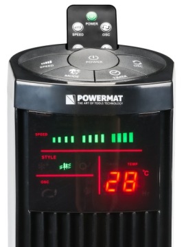 Напольный вентилятор Powermat Onyx Tower-120