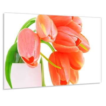 Panel szklany hartowany 100x50 Tulipany w wazonie