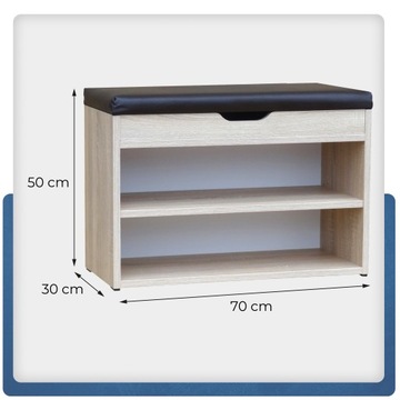 Szafka na buty z siedziskiem Półka na obuwie Regał szer. 70cm Producent 165