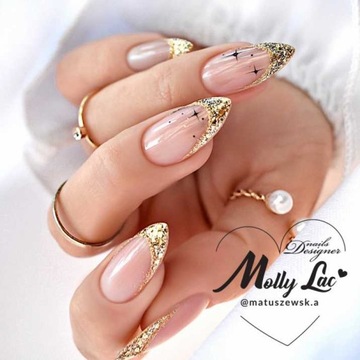 НАБОР УФ/СВЕТОДИОДНОЙ ЛАМПЫ 120 Вт + ГИБРИДНЫЙ ЛАК ДЛЯ НОГТЕЙ MOLLY LAC GLITTER 5г ПИЛКА