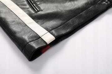 МУЖСКАЯ МОТОЦИКЛОВАЯ КОЖАНАЯ КУРТКА L