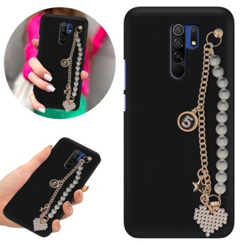 Etui Mat Blink do XIAOMI REDMI 9 Case Perły Serce
