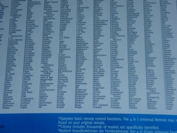 Универсальный пульт дистанционного управления URC 3340 — все бренды