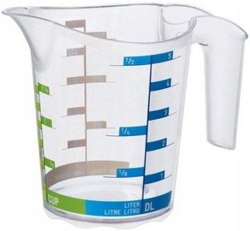 POJEMNIK DZBANEK MIARKA KUCHENNA KUBEK Z PODZIAŁKĄ ROTHO DOMINO 500 ML