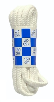 Sznurowadła sznurówki okrągłe 5mm 150 cm białe