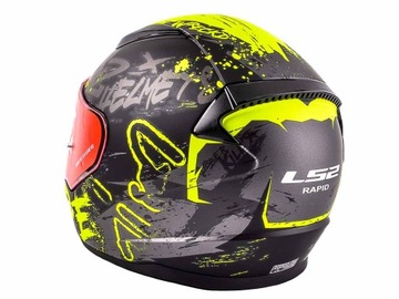 Мотоциклетный шлем LS2 FF353 RAPID Naughty YELLOW XL