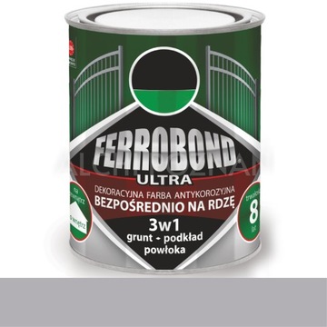 FERROBOND ULTRA na rdze 3w1 SREBRNY POŁYSK 0,7L