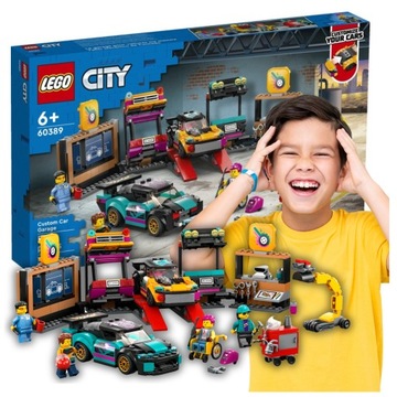 LEGO CITY WARSZTAT SAMOCHODOWY DLA AUT WARSZTAT TUNINGOWANIA SAMOCHODÓW 6+