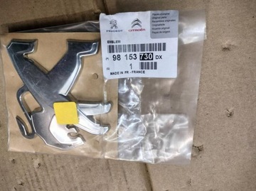 LOGO ZNAK PEUGEOT 2008 308 PŘEDNÍ 98153730DX ORIGINÁLNÍ