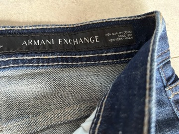 Armani Exchange spodnie Slim rozm 34-32 pas 90 cm