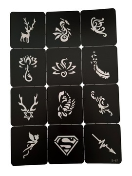 БЛЕСКИ ТАТУ, ШАБЛОНЫ, МАРКЕРЫ ДЛЯ РАСКРАШЕНИЯ КОЖИ