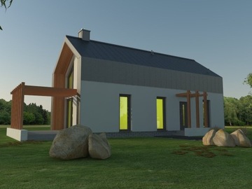 Projekt Domu 70m2 Dom Na Zgłoszenie Stodoła Rekrea
