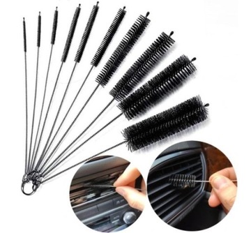 Zestaw czyścików szczotek nylonowych wyciory 10pcs