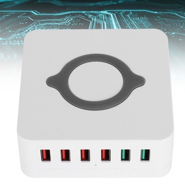 Беспроводная зарядная станция Smart USB 6.