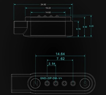 USB-КАБЕЛЬ ЗАРЯДКИ, 4-контактное ЗАРЯДНОЕ УСТРОЙСТВО ДЛЯ SMARTWATCH GARETT KIDS XD