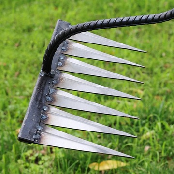 Свадебная мотыга Садовая мотыга Прополка с 7 зубьями