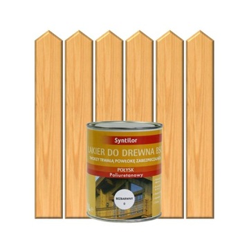 Lakier zewnętrzny do drewna BSC 1 l Bezbarwny Poły